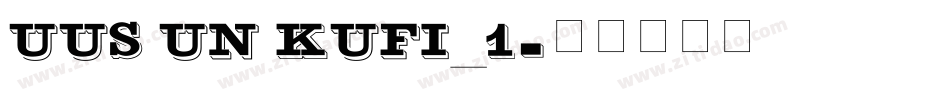 UUS UN KUFI_1字体转换